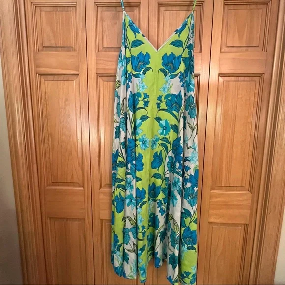 Haute Hippie Dresses | Haute Hippie Blue/Green Tank Maxi Dress Size Medium | Color: Blue/Green | Size: M | Fitrn's Closet Haute Hippie Dresses | Haute Hippie Blue/Green Tank Maxi Dress Size Medium | Color: Blue/Green | Size: M | Fitrn's Closet
